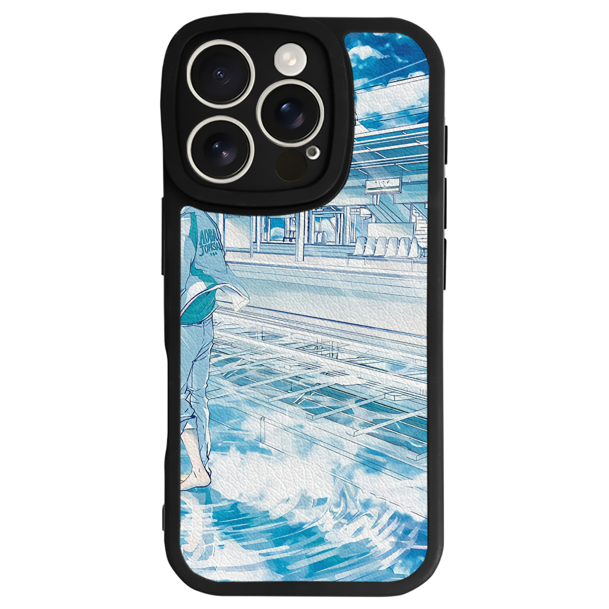 （画像用） ハイキュー!! Haikyu!! 【iPhone 16シリーズ対応】シリコンスマホケース（レザー調） 材質：シリコン